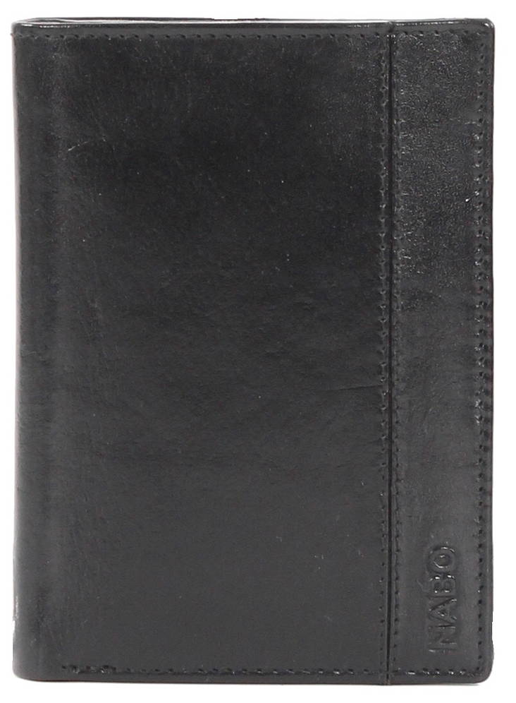 Nabo leather Wallet NK181, Black - Wallets - 130651 - 1
