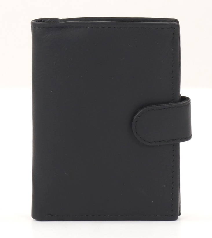 Leather Wallet WO-72 black - Wallets - 131621 - 1