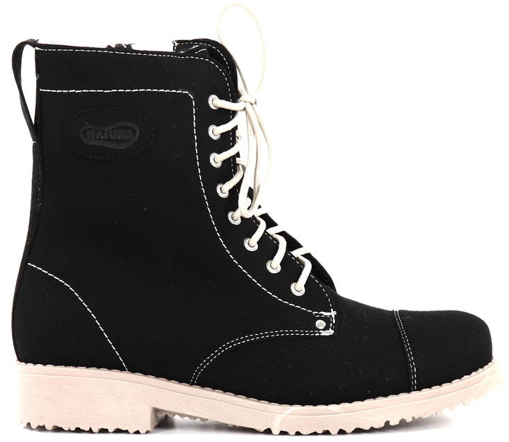 Natura Ankle Boots Vege 100, Black - Women's ankle boots - 127251 - 1