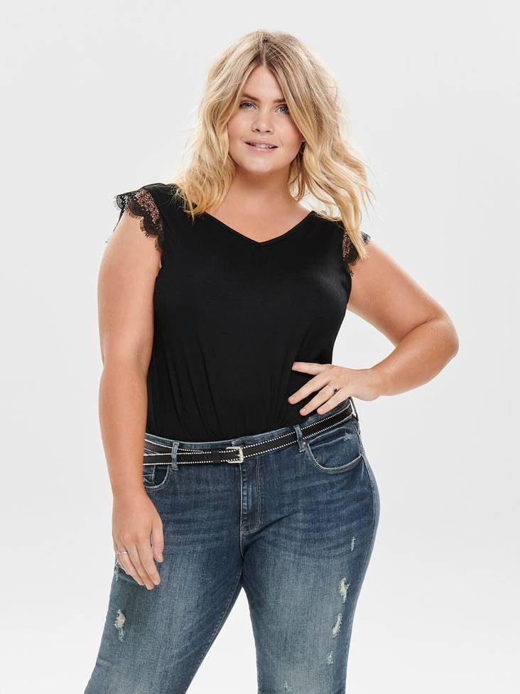 Only Carmakoma Top lace - Women's tank tops - 126571 - 1