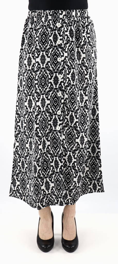 Only Skirt nova lux, white/ikat - Skirts - 128461 - 1