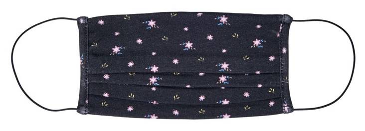 Only Fabric Mask Hope, dark blue/ditsy flow - Women's scarfs - 127871 - 1