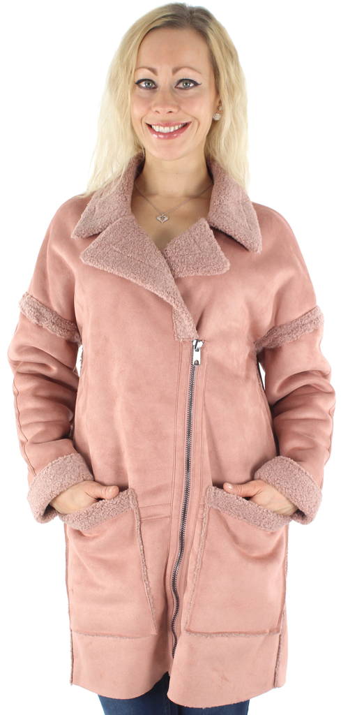 Only Coat Felicity bonded sherpa, Rose - Women's light jackets - 122211 - 1