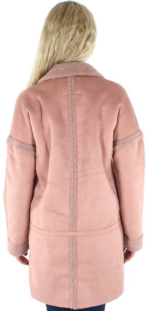 Only Coat Felicity bonded sherpa, Rose 