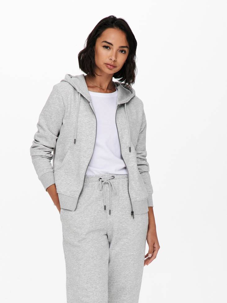 Only Zippered Hoodie Feel life hood - Women's hoodies and colleges - 129061 - 1