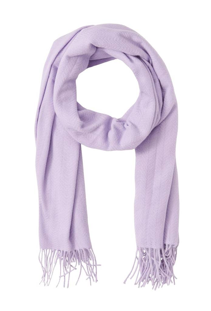 Pieces Scarf new long purple rose - Women's scarfs - 132381 - 1