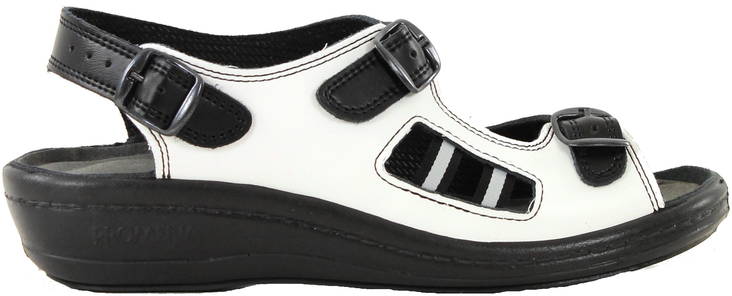 Promena Professional shoes 8076 white/black - Women's work shoes - 116171 - 1