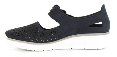 Rieker Walking Shoes 537G7-14, Blue - Stilettoshop.eu