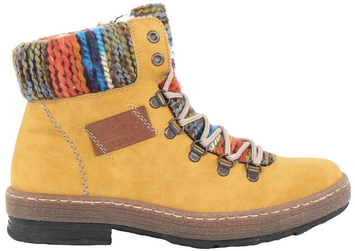 Rieker Ankle Boots Z6743-68, Yellow - Rieker ankle boots - 127101 - 1