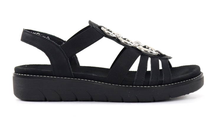 Rieker Remonte women's sandals D2073-02 black - Rieker women`s sandals - 135381 - 1
