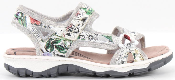 Rieker Sandals 68879-90, White/multi webstore