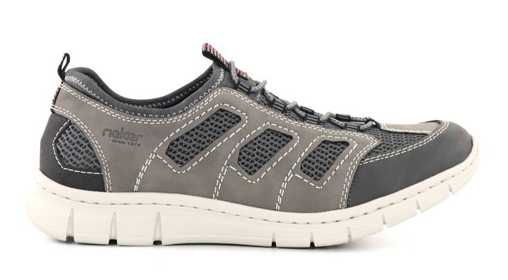 Rieker Men's Walking Shoes B7762-45 gray - Men's walking shoes - 135791 - 1