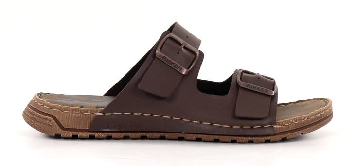 Rieker men's mules 21997-25 brown - Men's sandals - 135801 - 1