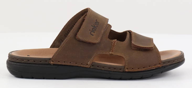 Rieker Mules 25592-25, brown - Men's sandals - 130191 - 1