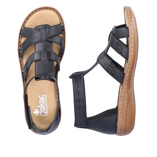 Rieker Sandals black - Stilettoshop.eu webstore