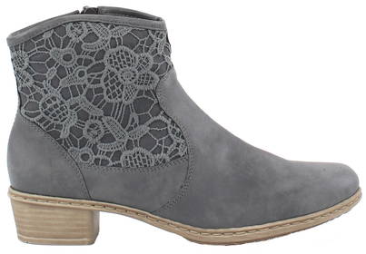 rieker blue ankle boots