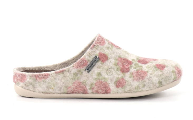 Shepherd Cilla women's slippers beige / floral pattern - Women's slippers - 134411 - 1