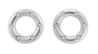 Snö of Sweden Earrings Thursday silver/clear - Earrings - 130321 - 1