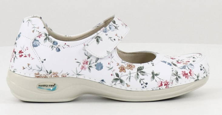 Nursing Care Machine washable shoes WG500F1 flower - Women's work shoes - 111711 - 2