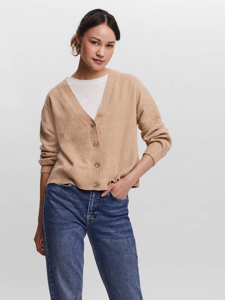 Vero Moda Cardigan Doffy v-neck - Women's knitwear - 129241 - 1