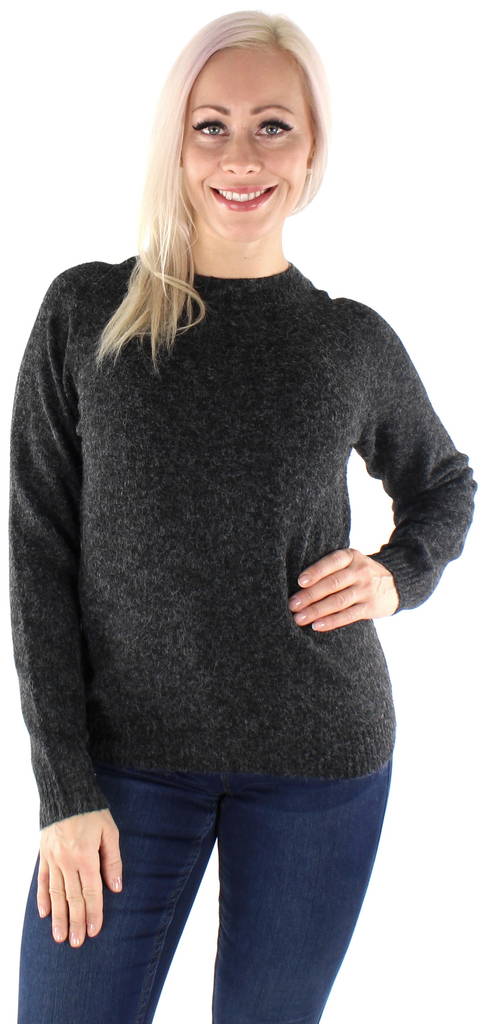 Vero Moda soft women's sweater o-neck, Black - Women's knitwear - 128931 - 1