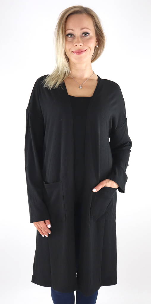 Vila Cardigan Marley, black - Women's knitwear - 131251 - 1