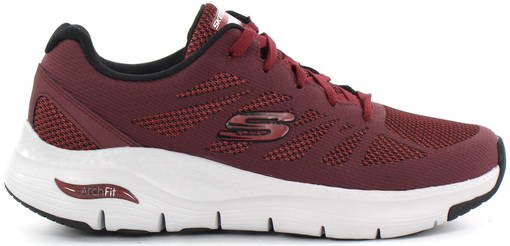 arch fit skechers red