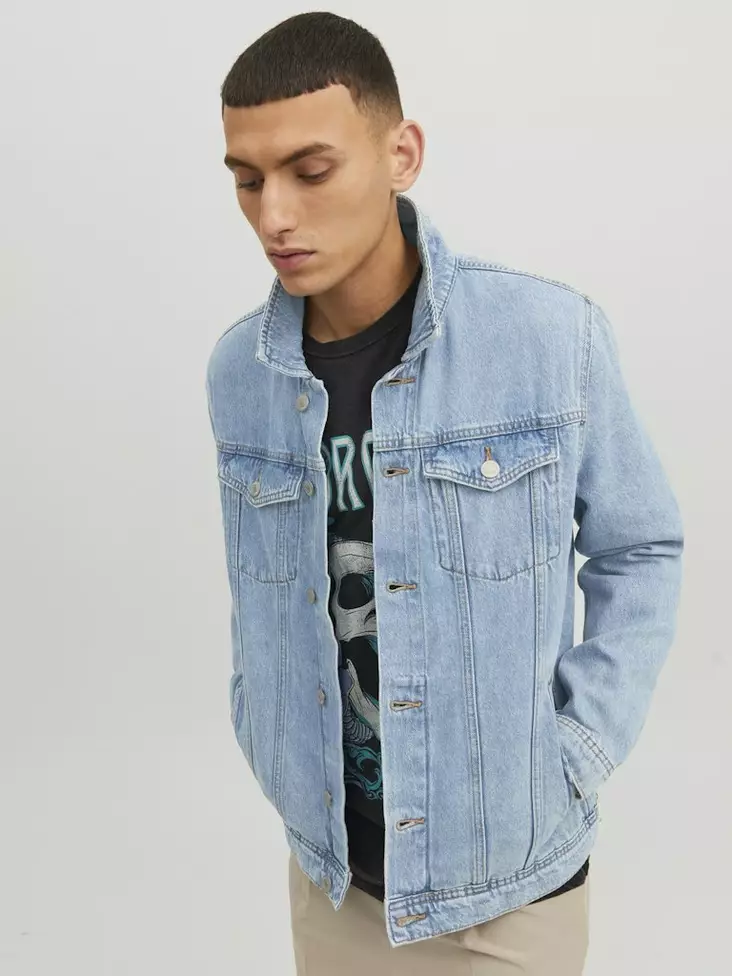 Jack&Jones men's denim jacket Jean blue denim - Men's jackets - 136411 - 1