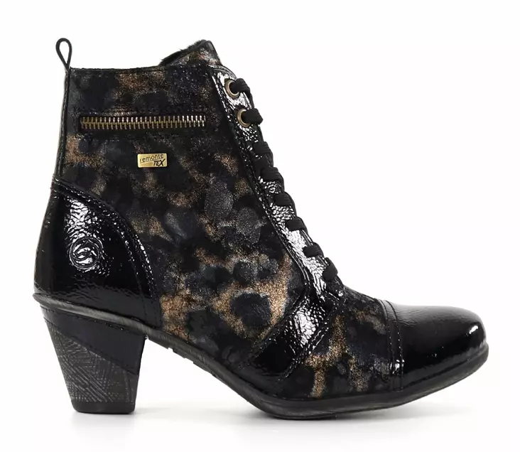 Rieker Remonte women's water-resistant ankle boots D8797-91 metallic - Rieker ankle boots - 136601 - 1