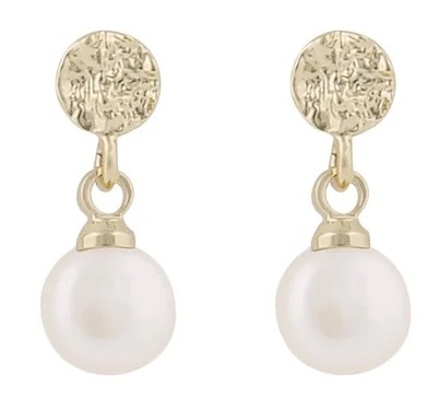 Snö of Sweden Earrings Lauren small gold - Earrings - 136701 - 1