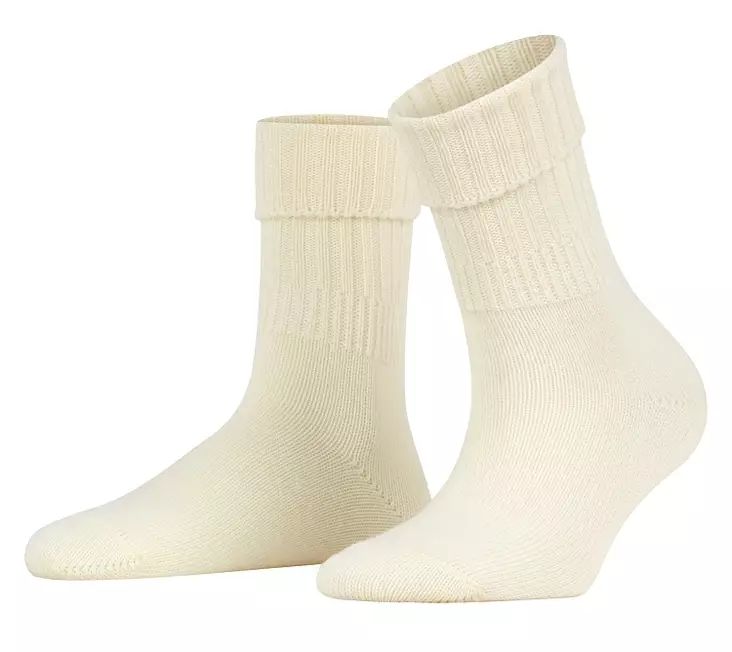 Falke Strigging Rib Socks 47520 2069 white - Women's socks and tights - 136771 - 1