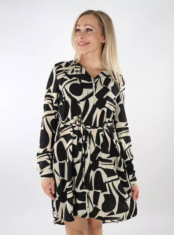 Only dress Life Shirt black/city graph - Dresses and tunics - 136861 - 1
