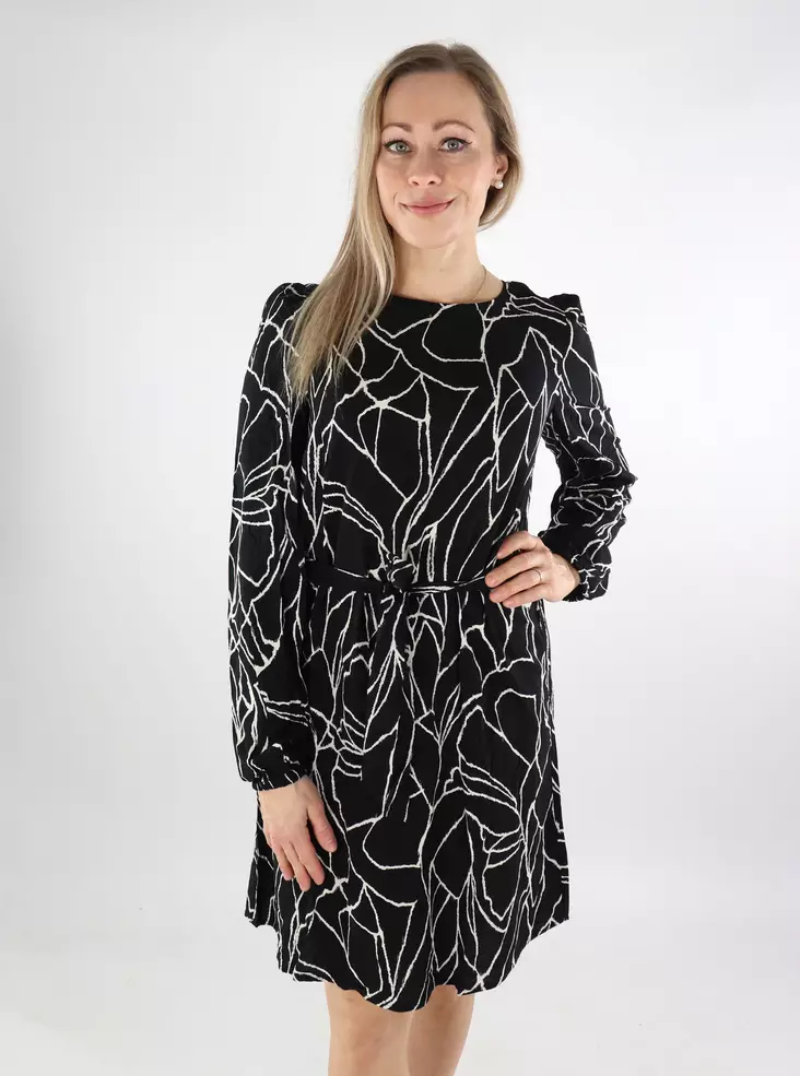Vila dress O-Neck black beauty/tri - Dresses and tunics - 137391 - 1