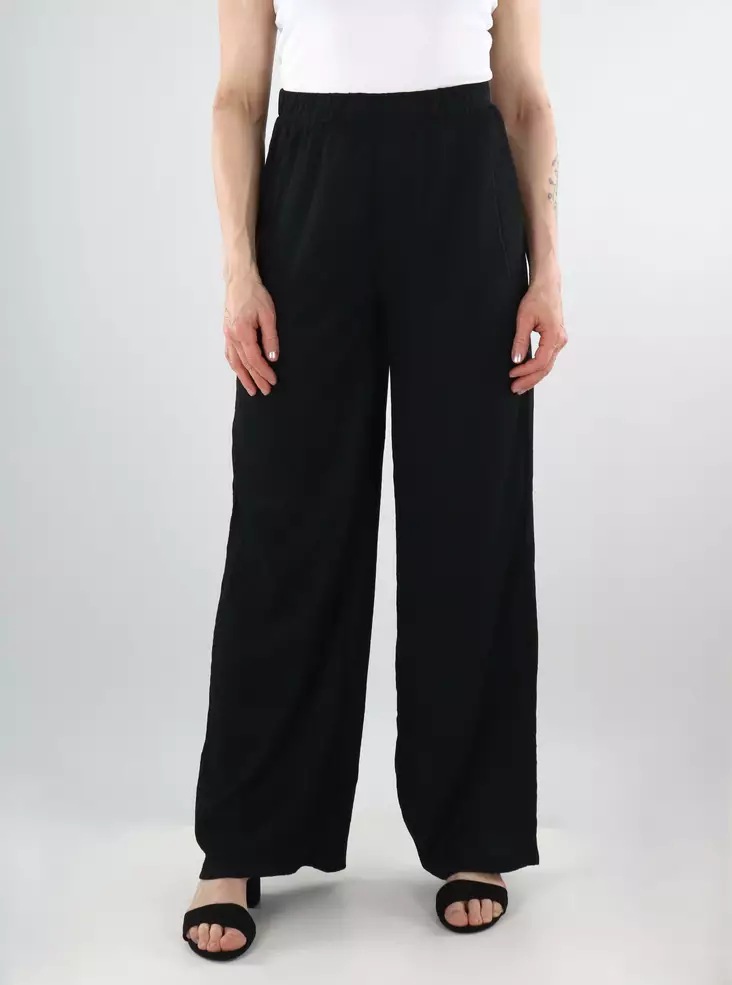 JDY women's casual pants Wide black - Women's trousers - 137961 - 1