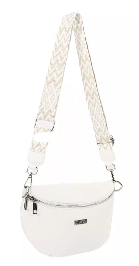 Nabo shoulder bag/belt bag NK4112 white - Handbags - 138291 - 1