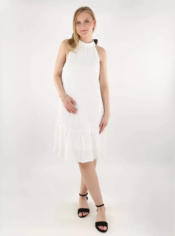 halter neck sweetheart dress NAOMI (Style #413) - Sweetheart Neck Halter Show Choir Dress main image 1
