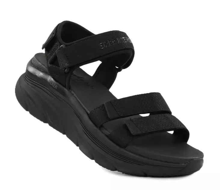 Skechers women's wide-last sandals 119828/BBK D'LUX WALKER - GOING