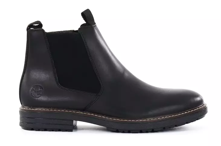 Rieker men's genuine leather ankle boots 33180-00 black - Men's ankle boots and boots - 139171 - 1