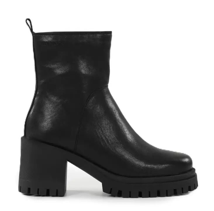 Ten Points women's genuine leather ankle boots 60618 Ylva black - Women's ankle boots - 139451 - 1