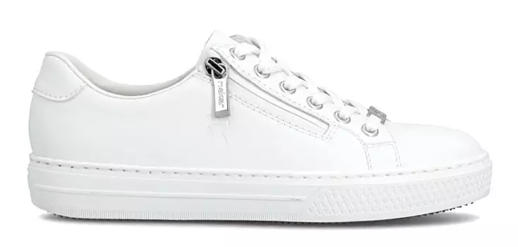 Rieker women's genuine leather sneakers L59L1-83 white - Rieker women`s sneakers - 140231 - 1