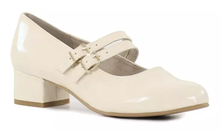 Jana pumps/walking shoes 24366-45 412 ivory patent - Women's pumps and high heels - 140381 - 1