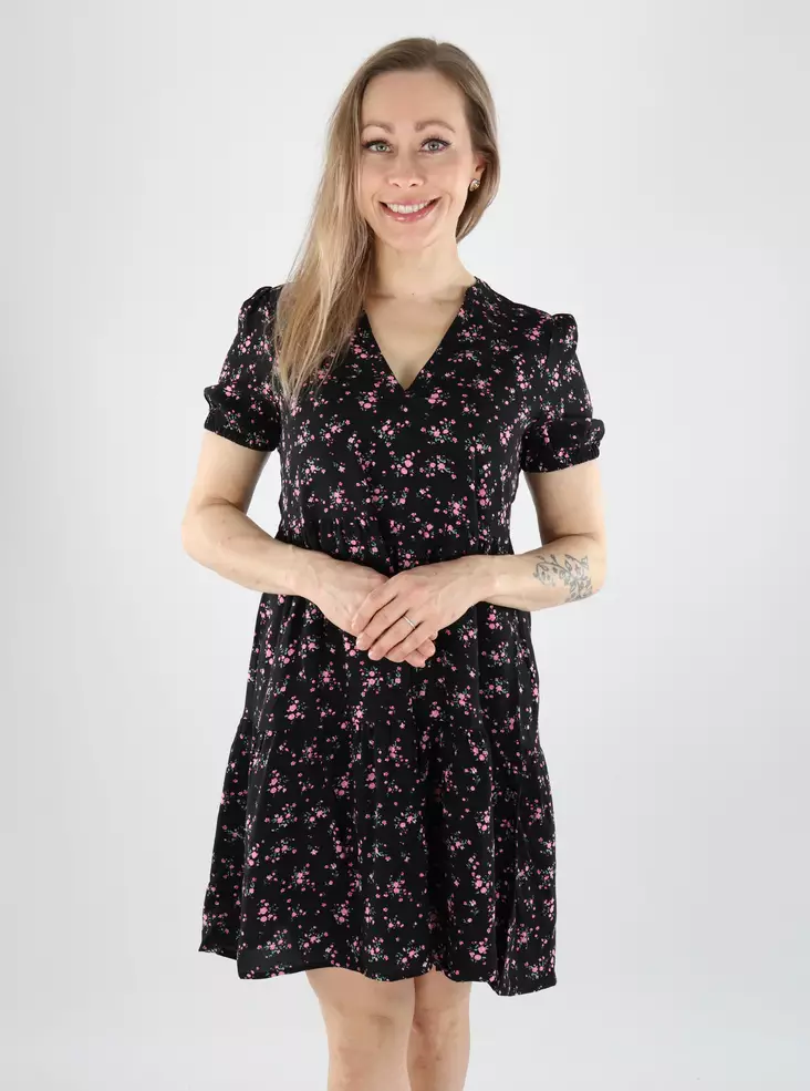 Only dress ONLNOVA life black/725 ditsy - Dresses and tunics - 140901 - 1