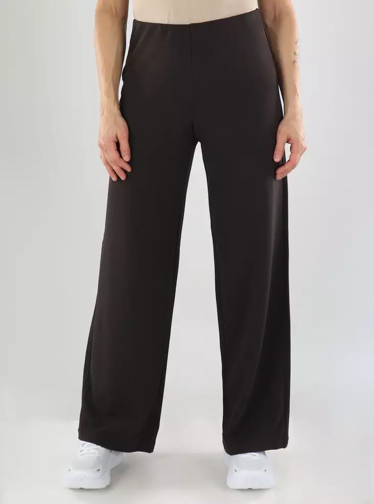 Only Pants MW WIDE PANT chocolate torte - Women's trousers - 141521 - 1