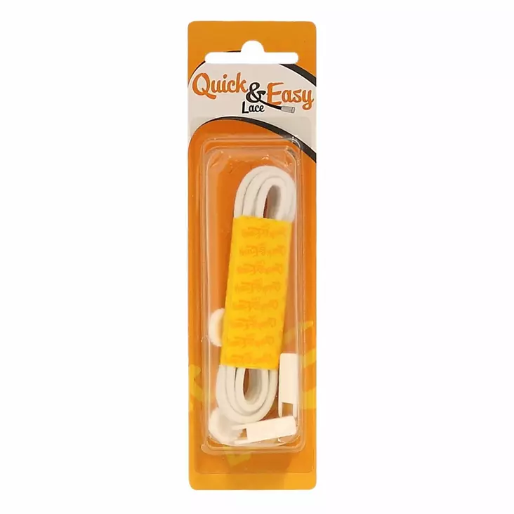 Quick&Easy shoelace 90cm white - Shoe care and polishes - 142381 - 1