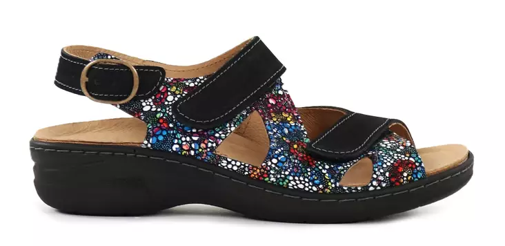 Belvida women's sandals 31007 black/mix - Women's work shoes - 139291 - 1