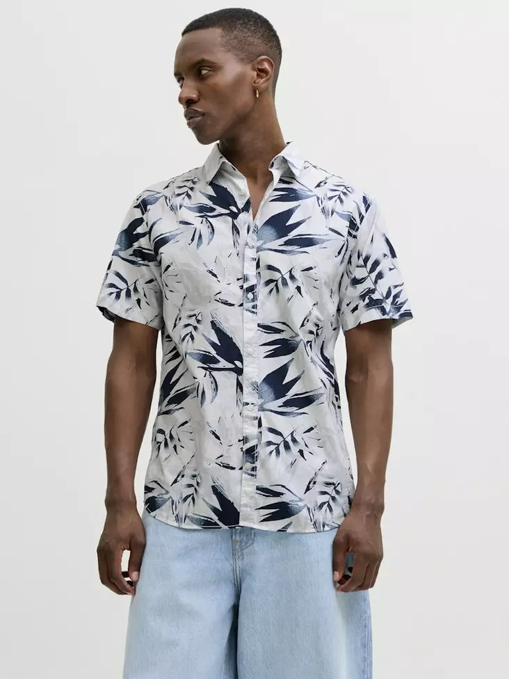 Jack&Jones Dress Shirt JJHONOLULU cloud dancer - Men's dress shirts - 140811 - 1