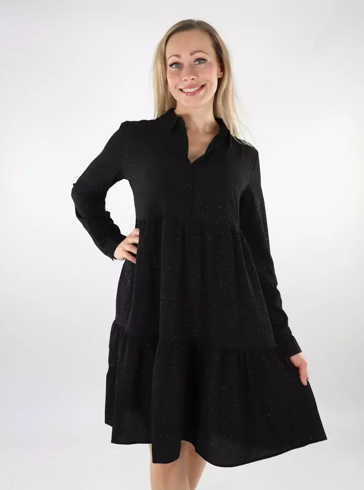 JDY A-line dress black/foil - Dresses and tunics - 137171 - 1