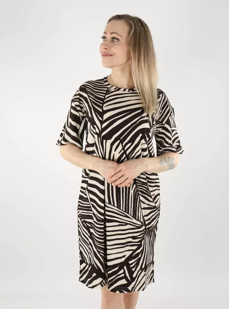 JDY oversized dress sandshell/chocolate - Dresses and tunics - 140451 - 1