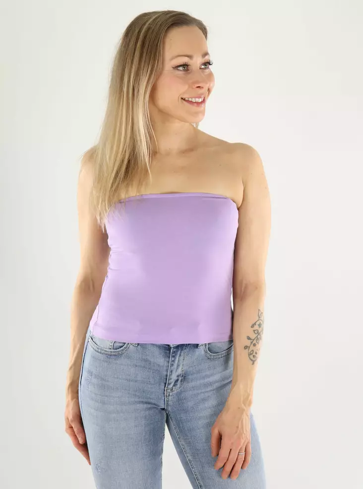 JJXX tube top purple rose - Women's tank tops - 140931 - 1