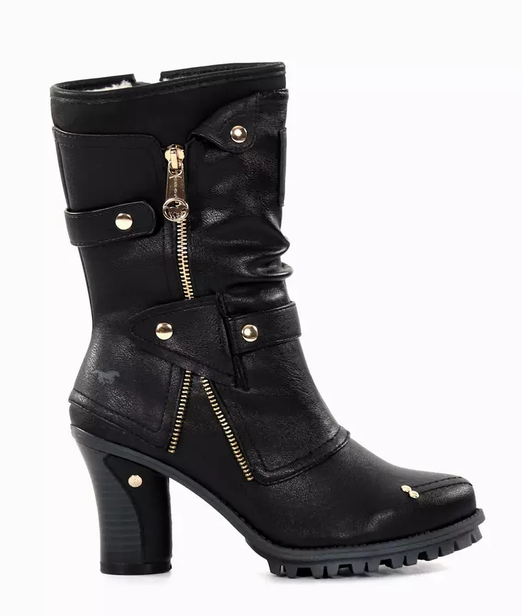 Mustang Ankle Boots 1141-606-9 Schwartz - Women's ankle boots - 131541 - 1